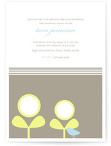 Spring Sprouts & the Birdie Baby Shower Invitations