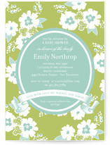 Sweet Florals Baby Shower Invitations