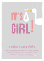 Baby Girl Baby Shower Invitations
