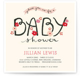 The Cheerful Baby Baby Shower Invitations