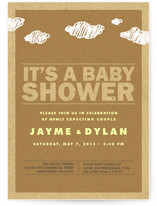 It's Raining Babies Baby Shower Invitations