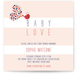 Petit Oiseau Baby Shower Invitations