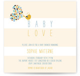 Petit Oiseau Baby Shower Invitations
