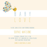 Petit Oiseau Baby Shower Invitations