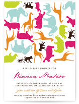 Wild Baby Baby Shower Invitations