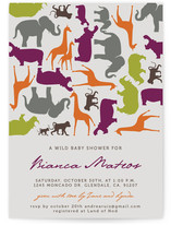 Wild Baby Baby Shower Invitations