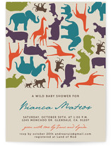 Wild Baby Baby Shower Invitations