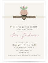 Craving Your Company Baby Shower Invitations