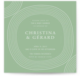 Asian Circles Baby Shower Invitations