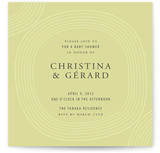 Asian Circles Baby Shower Invitations