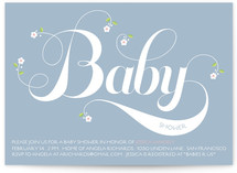 Organic Baby Baby Shower Invitations