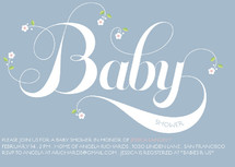 Organic Baby Baby Shower Invitations