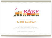 All-Aboard! Baby Shower Invitations