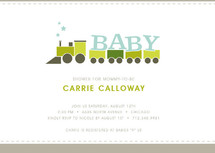 All-Aboard! Baby Shower Invitations