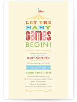 Let the Games Begin! Baby Shower Invitations