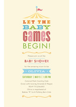 Let the Games Begin! Baby Shower Invitations