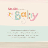 Quilting Bee Baby Shower Invitations