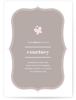 All Aflutter Baby Shower Invitations