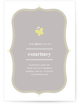 All Aflutter Baby Shower Invitations