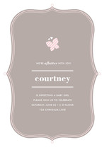 All Aflutter Baby Shower Invitations