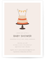 Baby Cake Baby Shower Invitations
