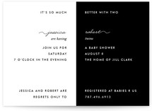 My Other Half Baby Shower Invitations