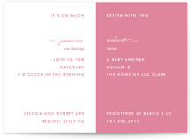 My Other Half Baby Shower Invitations