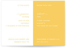 My Other Half Baby Shower Invitations
