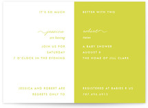 My Other Half Baby Shower Invitations