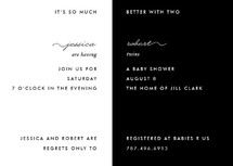 My Other Half Baby Shower Invitations
