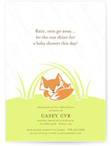 Rain, Rain... Baby Shower Invitations