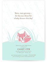 Rain, Rain... Baby Shower Invitations
