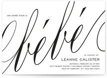 An Evening for the Baby Baby Shower Invitations