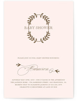 La Couronne Baby Shower Invitations