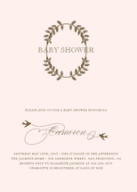 La Couronne Baby Shower Invitations