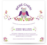 Petit Hibou Baby Shower Invitations