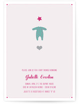 Le Petit Pyjama Etoile Baby Shower Invitations