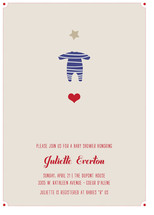 Le Petit Pyjama Etoile Baby Shower Invitations