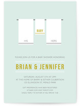 Tiny Towel Baby Shower Invitations
