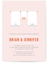 Tiny Towel Baby Shower Invitations