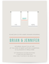 Tiny Towel Baby Shower Invitations