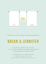 Tiny Towel Baby Shower Invitations