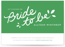 Orangina Bridal Shower Invitations
