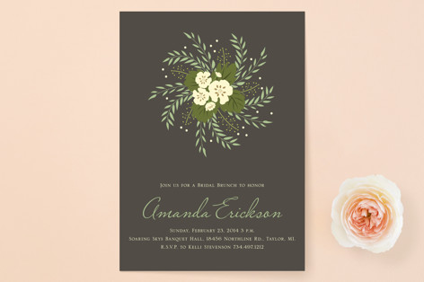 Love in a Spiral Bridal Shower Invitations