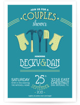 Couples Kitchen Bridal Shower Invitations