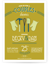 Couples Kitchen Bridal Shower Invitations