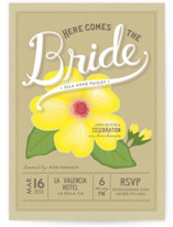 Blossoming Bride Bridal Shower Invitations