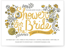 Wild Garden Bridal Shower Invitations