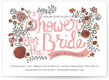 Wild Garden Bridal Shower Invitations