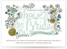 Wild Garden Bridal Shower Invitations